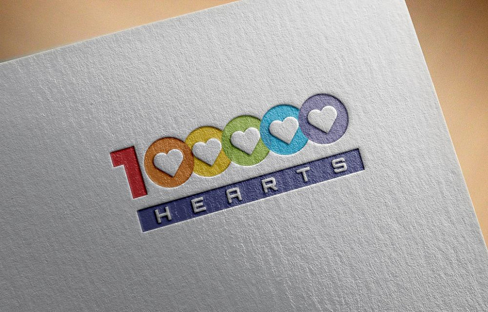 Наше портфолио - Логотип для "10 000 hearts"