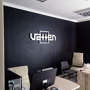 Наше портфолио - Интерьерная вывеска "Vatten"