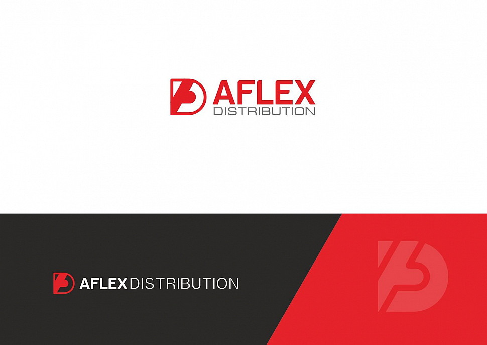 Наше портфолио - Логотип и фирменный стиль для "Aflex Distribution"