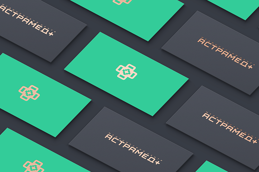 Наше портфолио - Логотип для "Астрамед+"