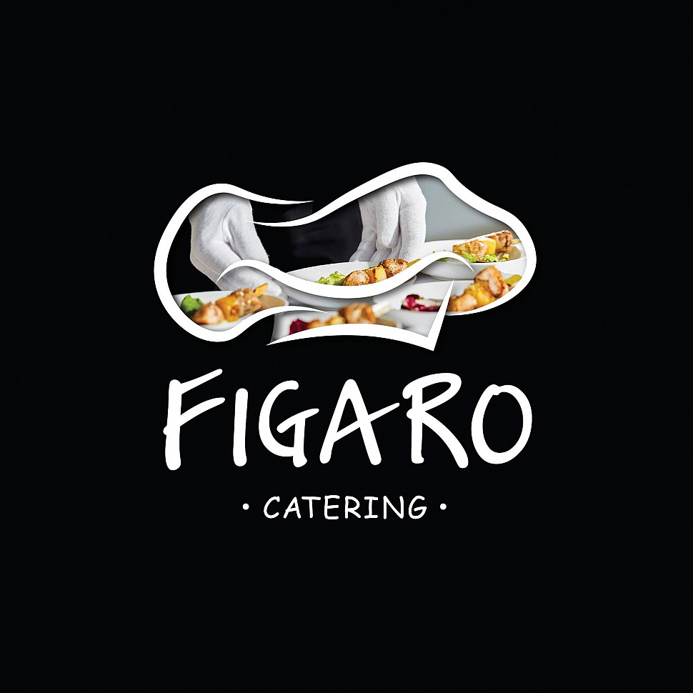 Наше портфолио - Логотип и фирменный стиль для "FIGARO CATERING"