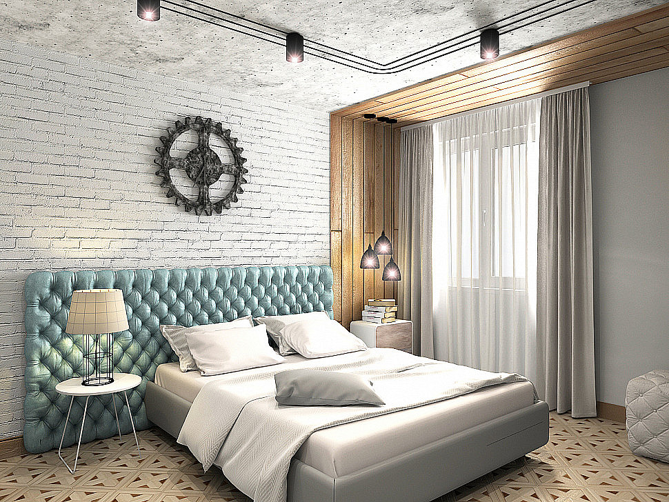 Наше портфолио - 3D визуализация гостиницы "Loft"