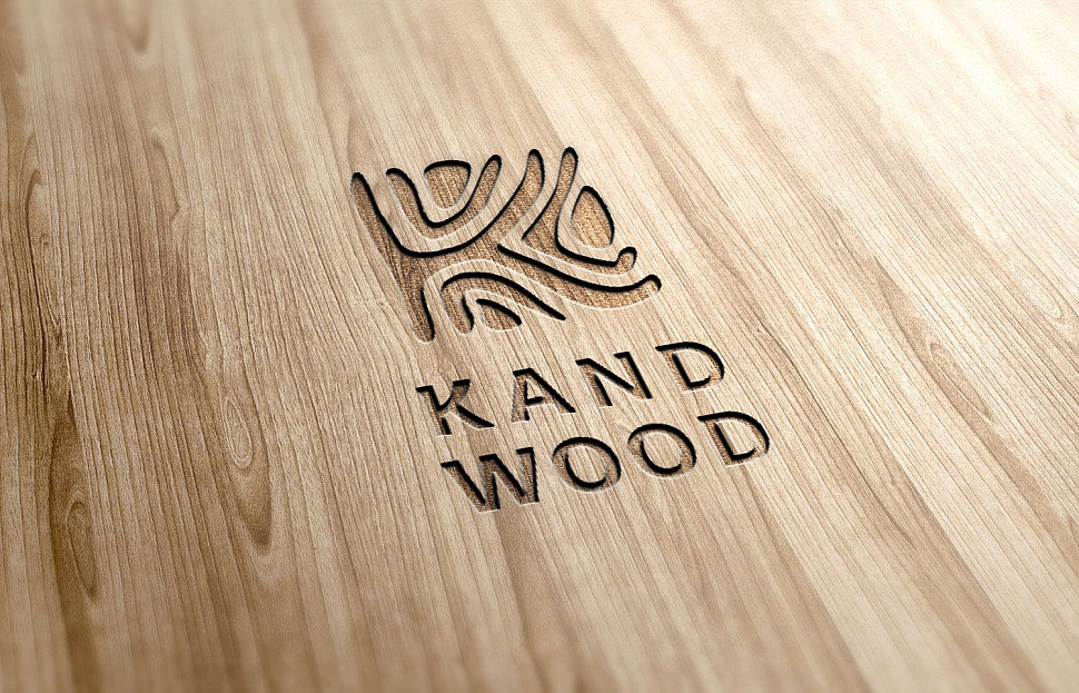 Наше портфолио - Логотип и фирменный стиль для "Kand wood"