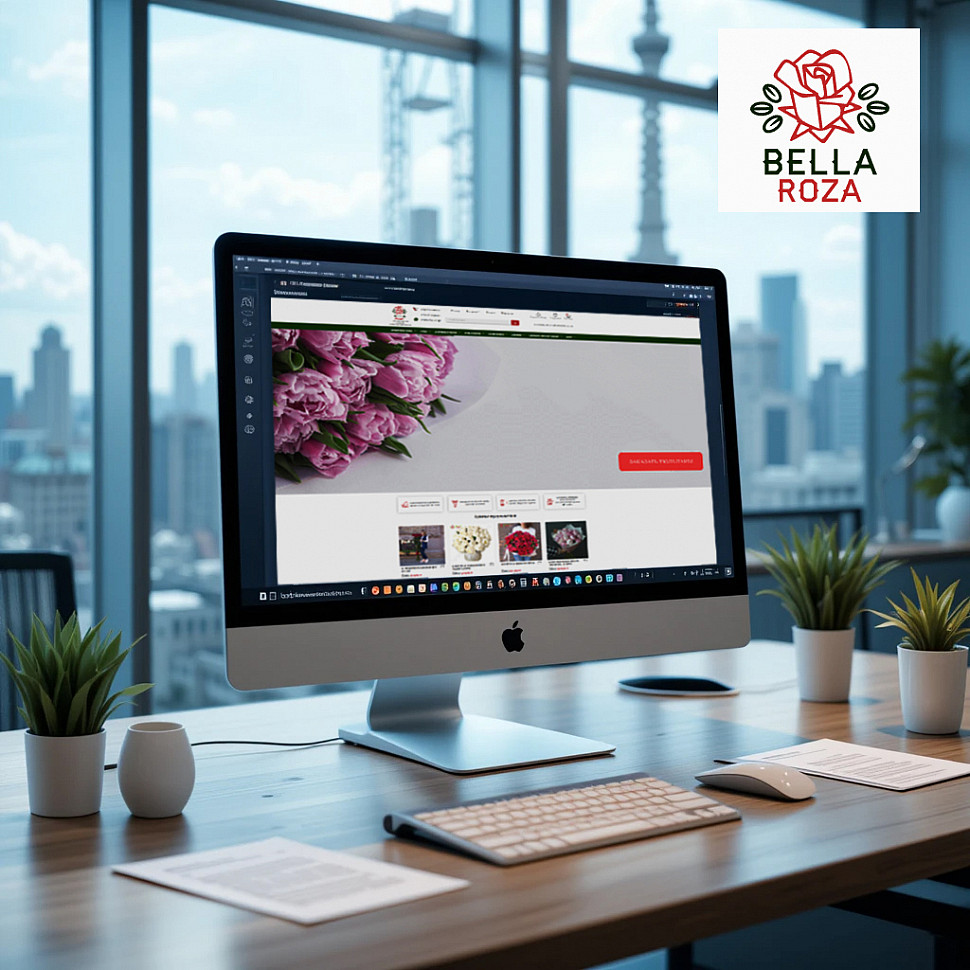 Наше портфолио - Поисковое продвижение сайта цветочного магазина "Bella roza"