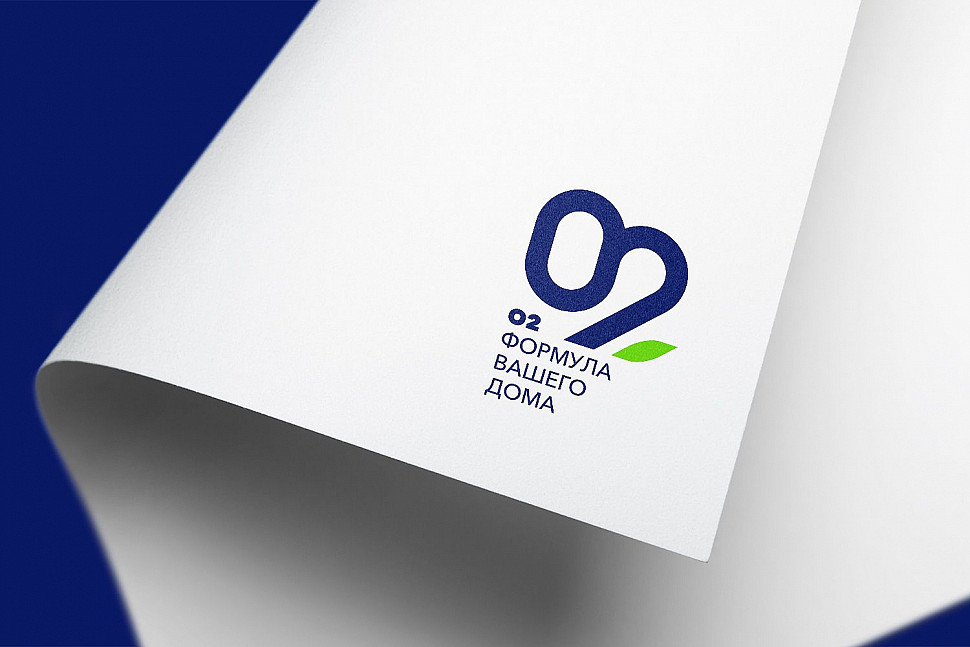Наше портфолио - Логотип для "О2 - формула вашего дома"