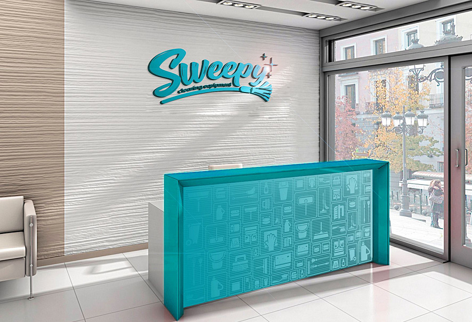 Наше портфолио - Логотип и фирменный стиль для "SWEEPY"