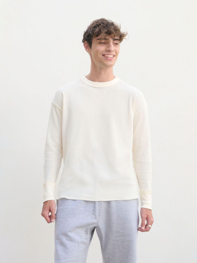 Футболка с длинным рукавом Thermal T, бежевая (неокрашенная) Футболка с длинным рукавом Thermal T, бежевая (неокрашенная)