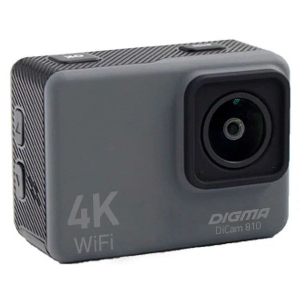 Экшн-камера Digma DiCam 810, серая Экшн-камера Digma DiCam 810, серая
