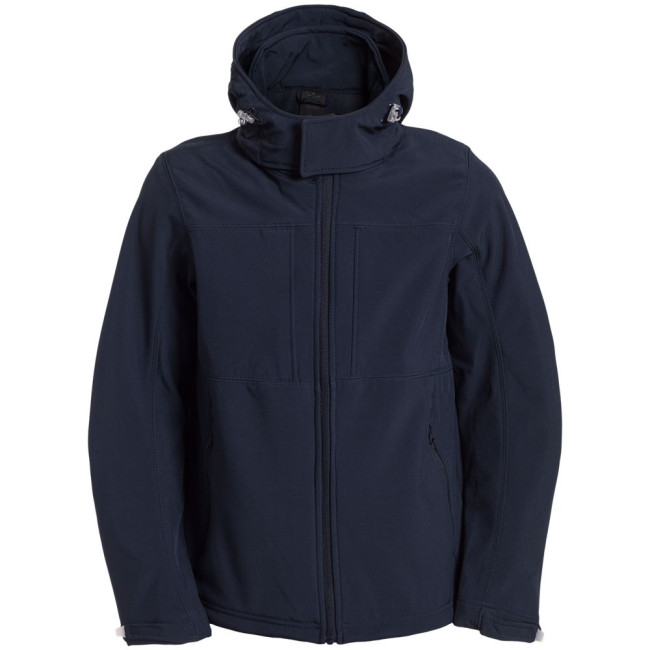 Куртка мужская Hooded Softshell темно-синяя Куртка мужская Hooded Softshell темно-синяя
